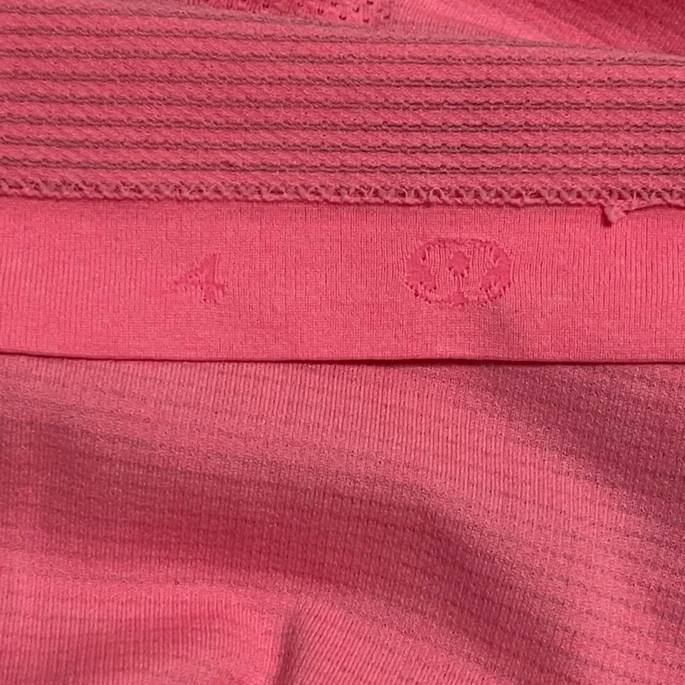 Lululemon Swiftly Tech Racerback Heathered Lush Coral Neon 2016 W1960S $58 Sz 4